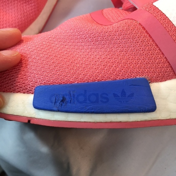 Adidas NMD R1 Hazy Rose and Blue Women’s Sneakers Size 11 Like-NEW - Picture 8 of 8